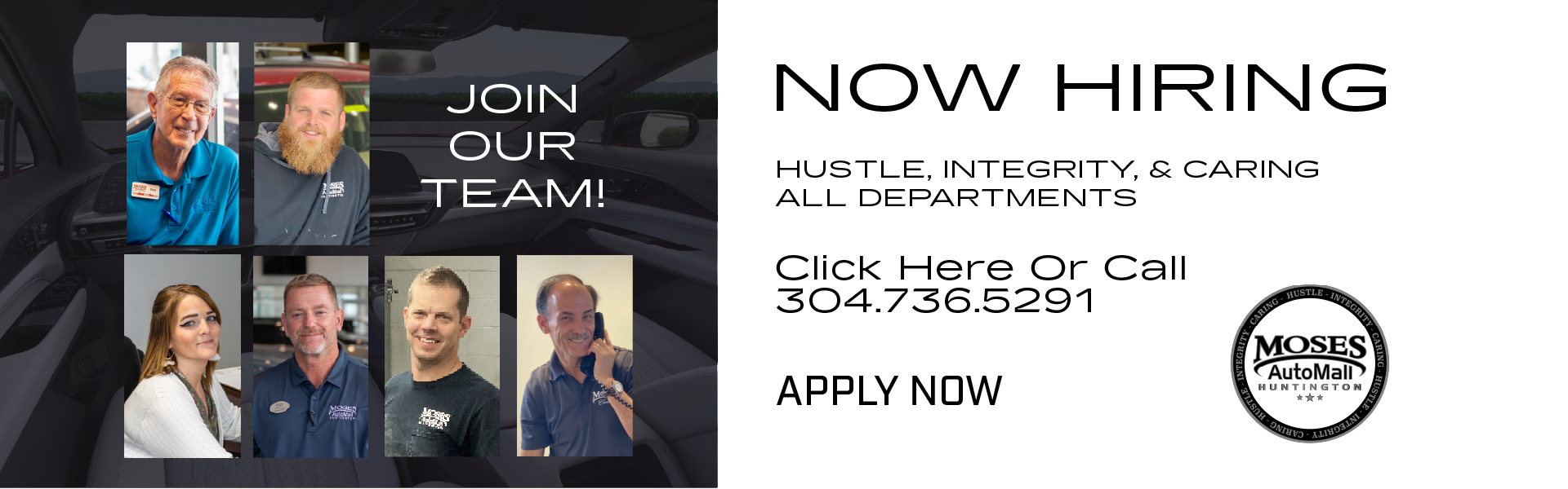 Now Hiring